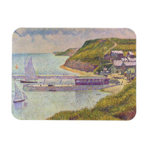 Ímã Georges Seurat - Port-en-Bessin na Maré Alta