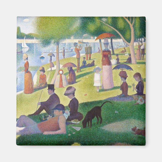 Imã Georges Seurat - Um Domingo na La Grande Jatte (Frente)