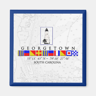 Imã Georgetown SC Marine Signal Flag Magnet
