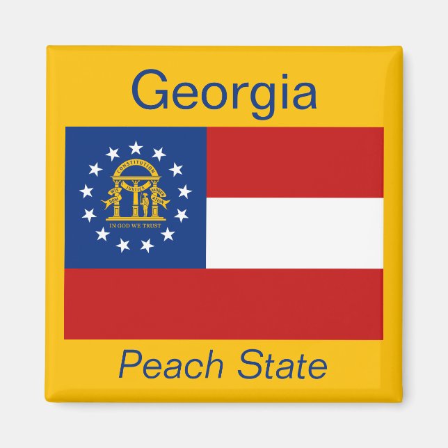 Imã Georgia Flag Magnet (Frente)