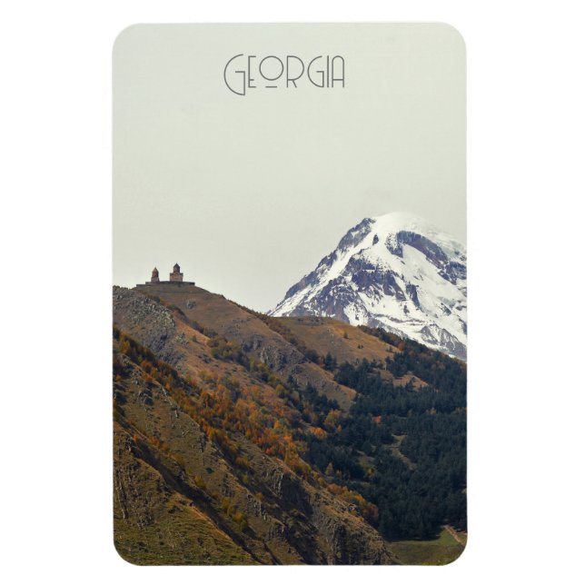 Ímã Georgia, monte Kazbegi (Vertical)