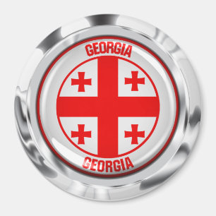 Imã Georgia Round Emblem