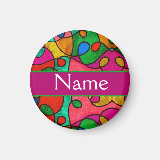 Imã Gepersonaliseerde kleuren patrulhe encontrou je na (Frente)