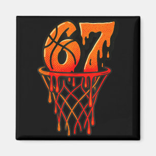 Imã Geração Alpha Gíria Crianças 67 Basquete Sorvete D