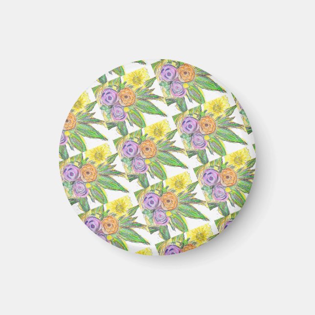 Imã Gerberas Daisy (Frente)