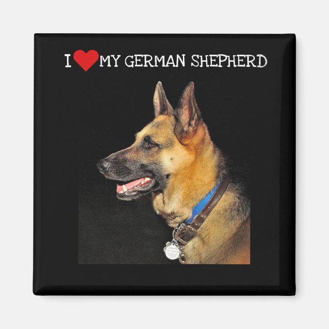 Imã German shepherd (Frente)
