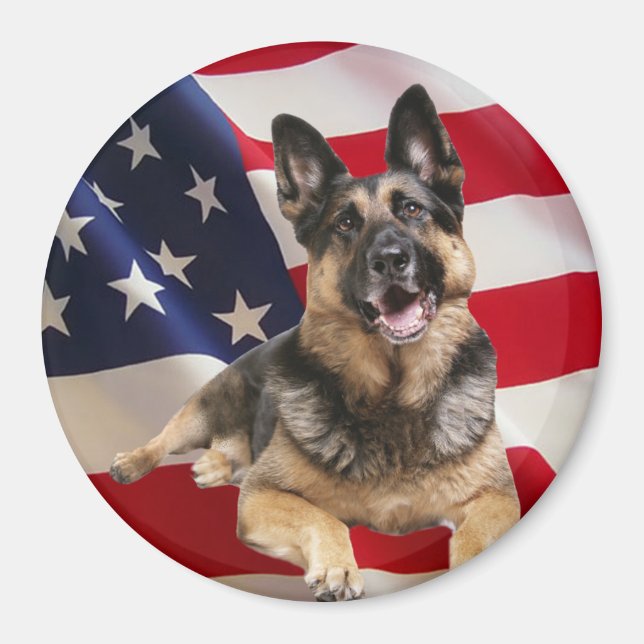 Imã German shepherd (Frente)