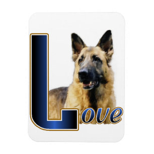 Ímã German shepherd Amor