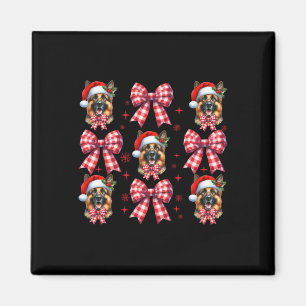 Imã German shepherd Cachorro Cachorro Xadrez Vermelho 