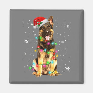 Imã German shepherd Cão Árvore Natal Doce Natal Xmas