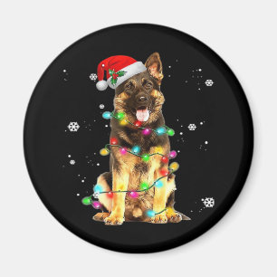 Imã German shepherd Cão Árvore Natal Doce Xmas Do