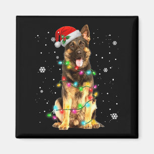 Imã German shepherd Cão Árvore Natal Doce Xmas Do