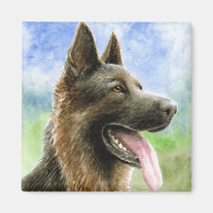 Imã german shepherd de cão 146