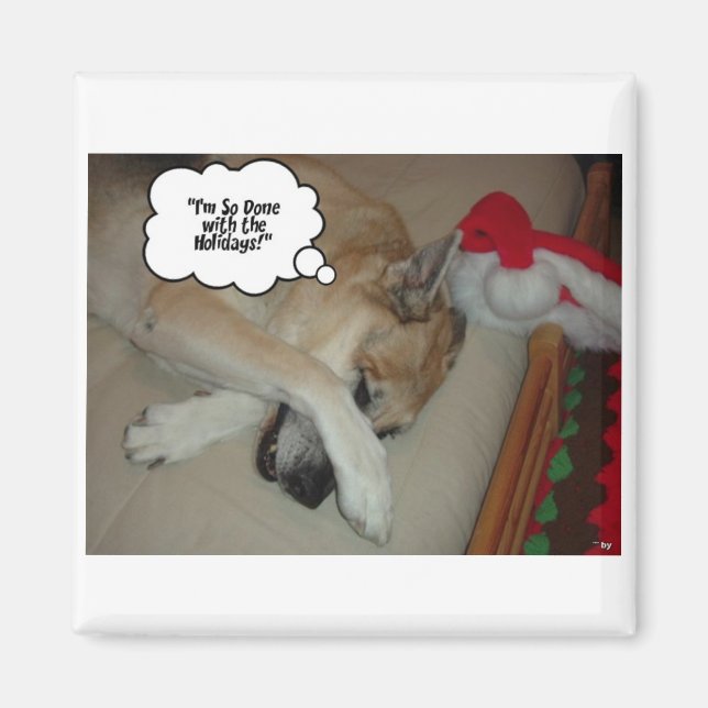 Imã German shepherd de Natal (Frente)