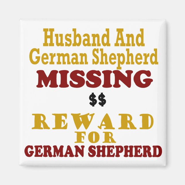 Imã German shepherd E Marido Não Recebendo Recompensa  (Frente)