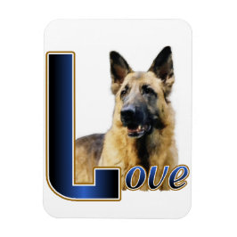 Ímã German shepherd Love