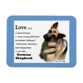 Ímã German shepherd Love Is