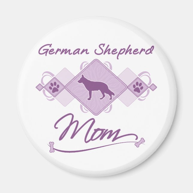 Imã German shepherd Mãe (Frente)