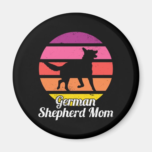 Imã German shepherd Mãe (Frente)