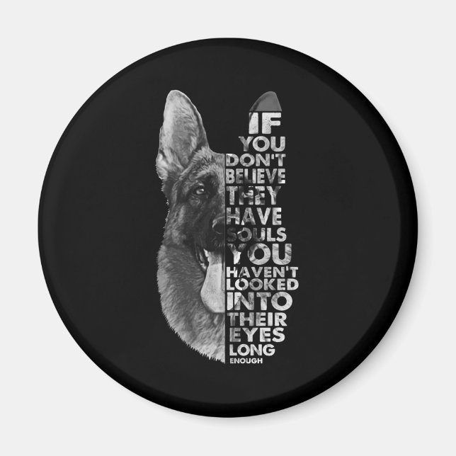 Imã German shepherd que você não acredita que eles têm (Frente)