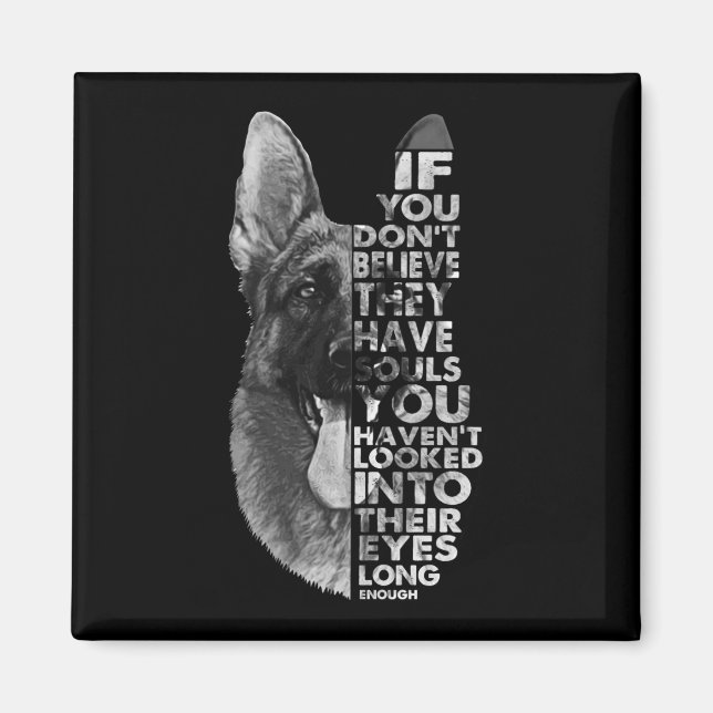 Imã German shepherd que você não acredita que eles têm (Frente)