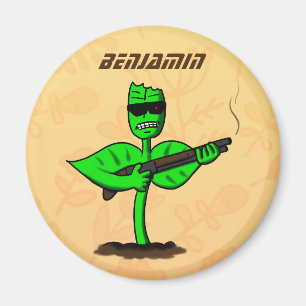 Imã Germinador cyborg planta desenhos engraçados