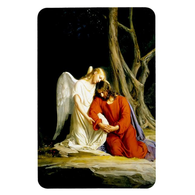 Ímã Gethsemane de Carl Bloch. Magneta de arte (Vertical)
