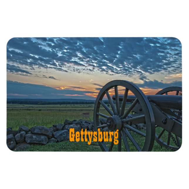 Ímã Gettysburg Cannon II Premium Magnet (Horizontal)