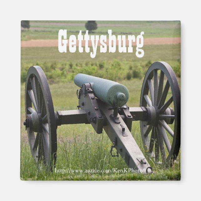 Imã Gettysburg Cannon Magnet (Frente)