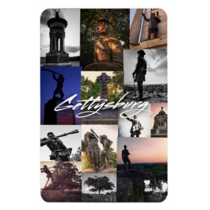 Ímã Gettysburg Monuments Magnet
