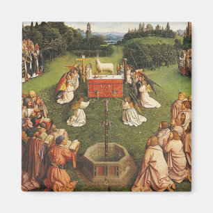 Imã Ghent Altarpaper Por Van Eyck Brothers