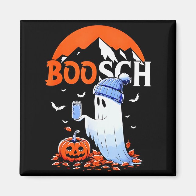Imã Ghost Boosch Beer Halloween  (Frente)