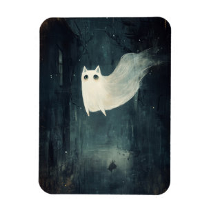Ímã Ghost Cat Halloween