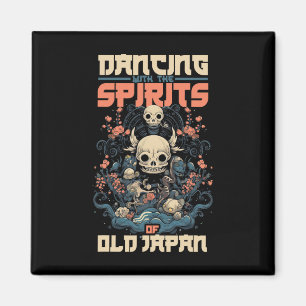 Imã Ghost Demon Dançando Com O Espírito Do Antigo Japã