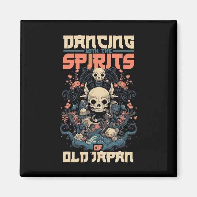 Imã Ghost Demon Dançando Com O Espírito Do Antigo Japã (Frente)