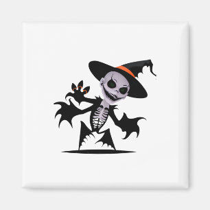 Imã Ghost Devil In Halloween Sticker