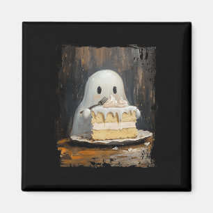 Imã Ghost Ghost Eating Cake Comida L
