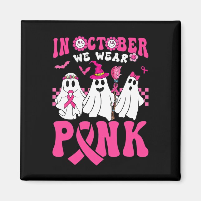 Imã Ghost Hallo, Guerreiro do Cancer de Mama Rosa Vist (Frente)