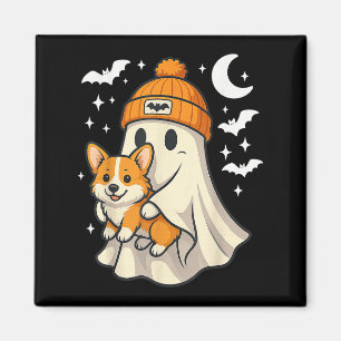 Imã Ghost Pembroke Welsh Corgi Dog Lover Halloween Men