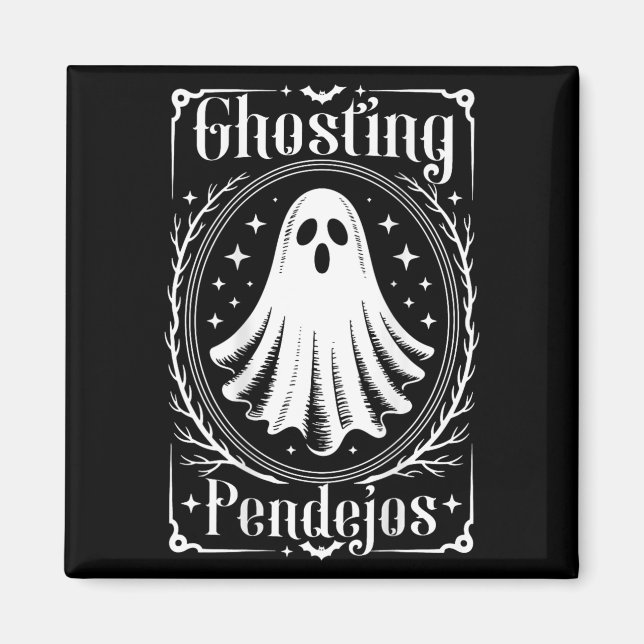 Imã Ghost Pendejos Engraçado Fantasma Mexicano (o) (Frente)