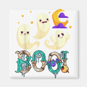 Imã Ghost Retro Halloween De Skate Real