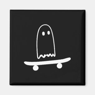 Imã Ghost skateboard preguiçoso skateboarding engraçad