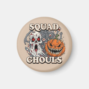 Imã Ghouls Esquadrão - Magneta de Halloween assustador