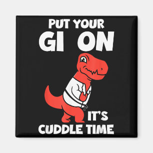 Imã Gi no Cuddle Time Engraçado BJJ Jiu-Jitsu Brasilei