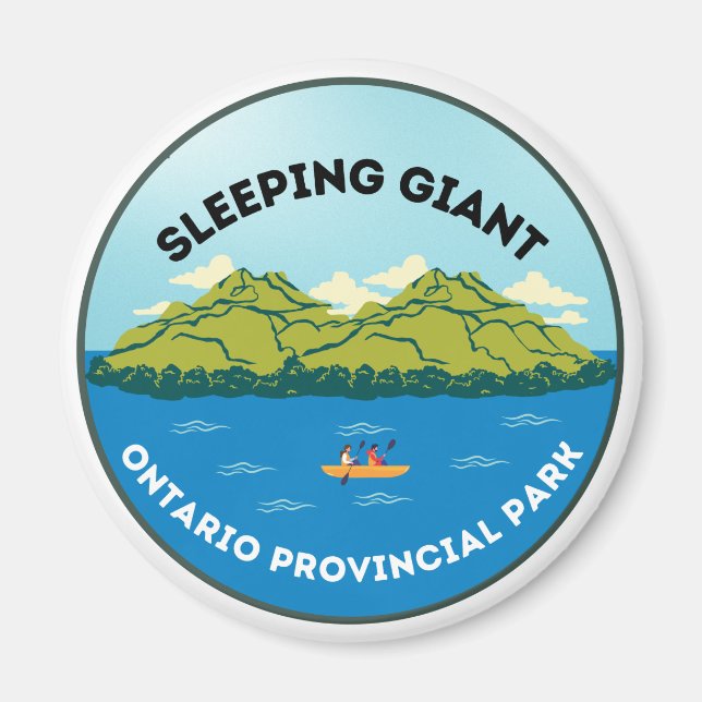 Imã Giant Ontario Provincial Park Magnet (Frente)