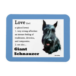 Ímã Giant Schnauzer Art