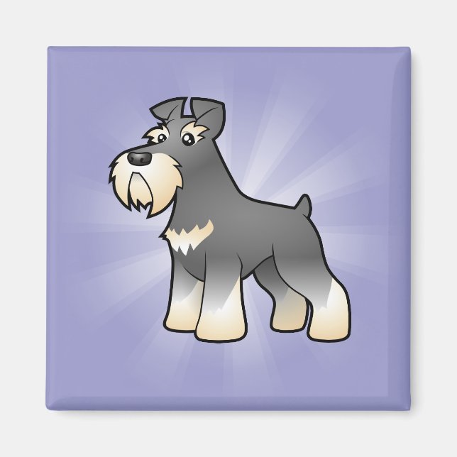 Imã Giant/Standard/Miniature Schnauzer (Frente)