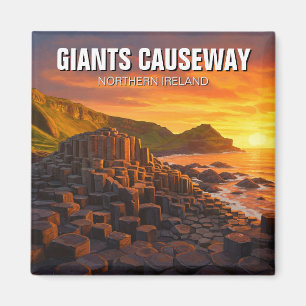 Imã Giants Causeway Norte Irlanda Viagem Sunset