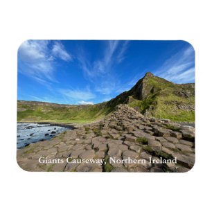 Ímã Giants Causeway with Blue Sky in Northern Ireland