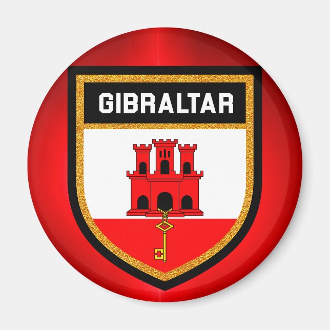 Imã Gibraltar Flag (Frente)